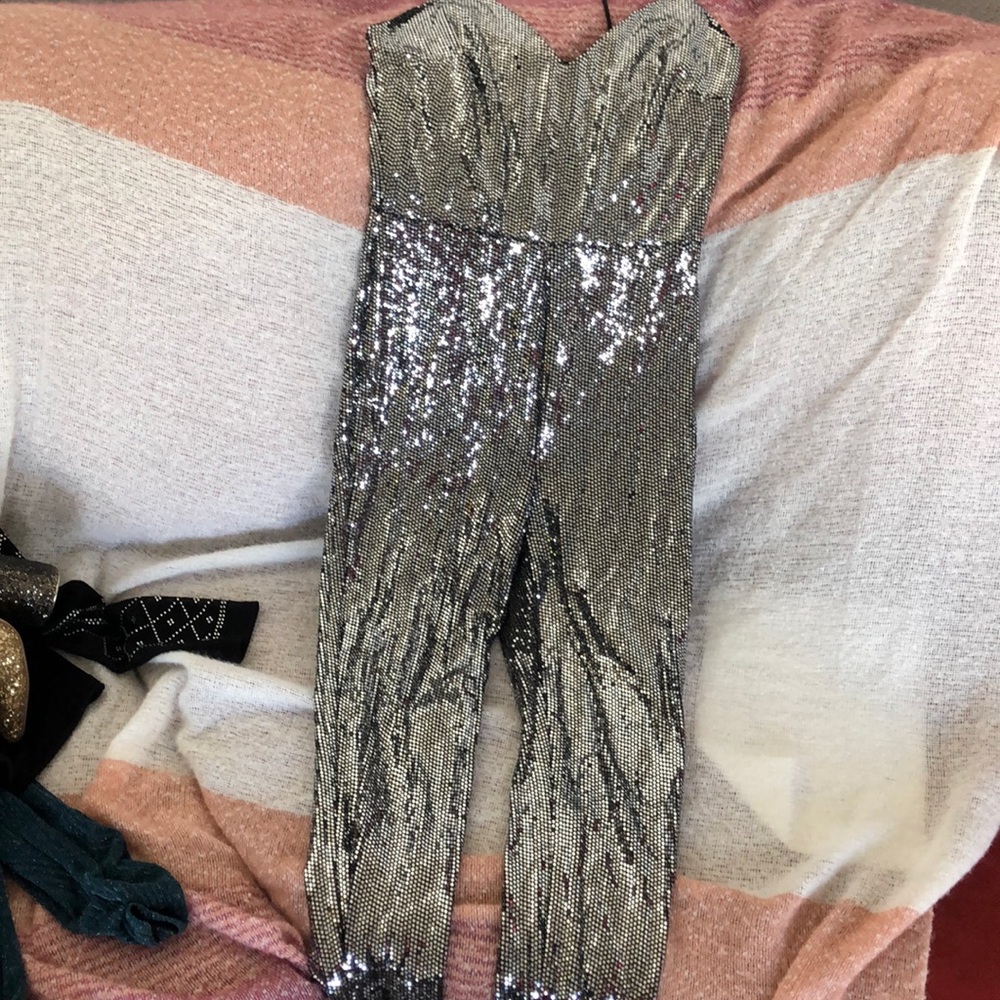 sequin romper
